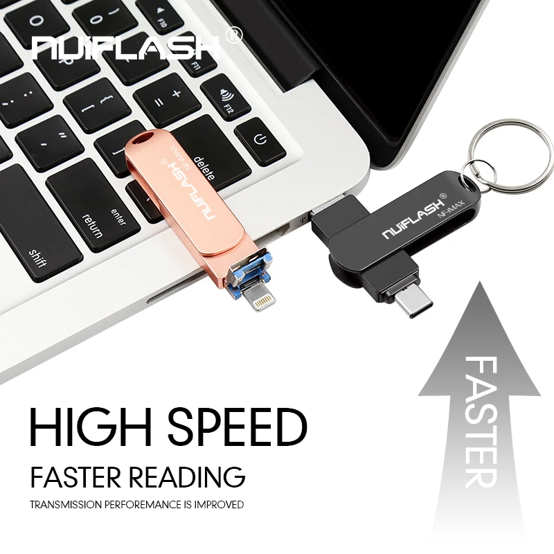 Usb флеш накопитель 3 в 1 16 2 0 ГБ для iPhone X/8/7/7Plus/6/6s/5ipad|USB флэш-накопители| |
