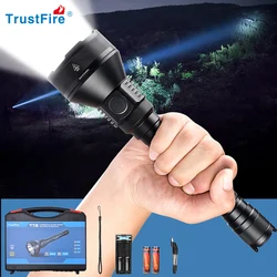 Trustfire – lampe de poche tactique à LED T70, 2300lm, lumière de chasse, Cree, lanterne de Camping puissante, 1KM, 18650, torche Flash avec double interrupteur 