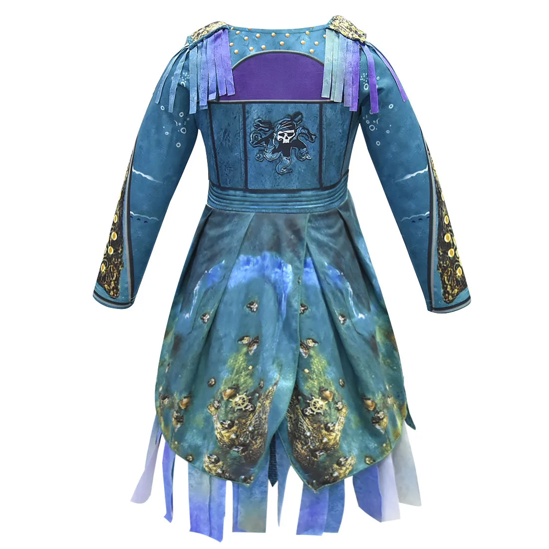 Novelty Dress Costume for Kids Descendants 3 Audrey Evie Cosplay Costumes Girls Mal Xmas Funny Party Carnival Clothing Fantasia