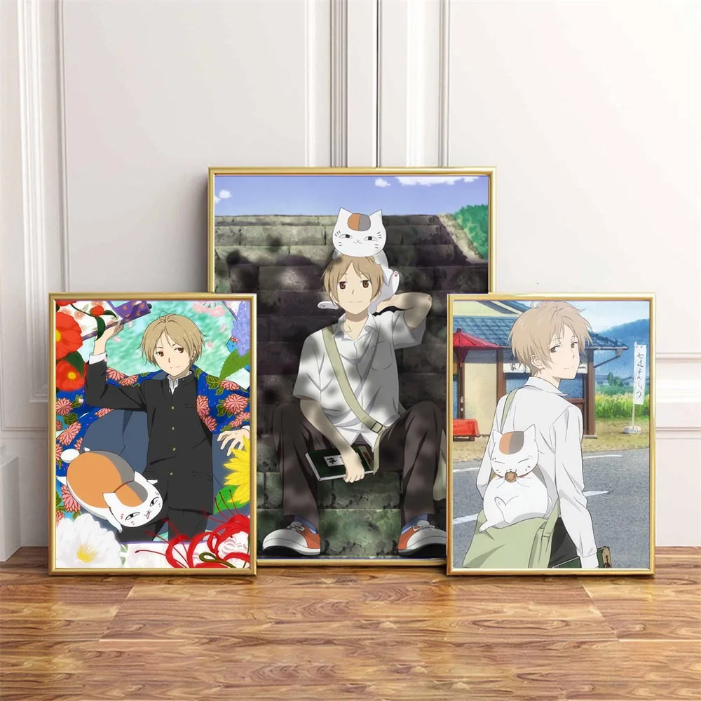 Скандинавский стиль аниме книга друга дома настенное искусство на холсте
