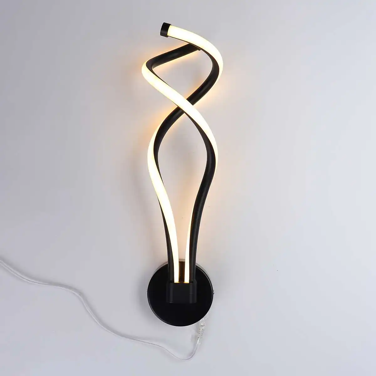 

LED Modern Wave Wall Light 20W 110-220V Home Office Bar Sconce Lamp Corridor Fixture Home Hallway Decoration Indoor Lighting