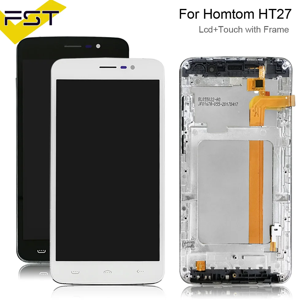5 ''для HOMTOM HT27 ЖК дисплей + кодирующий преобразователь сенсорного экрана в