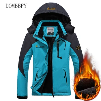 

Winter Fleece Snow Jackets Women Thick Warm Hooded Coats Parkas Female Waterproof Windproof Sportswear Tourism Jackets Overcoat