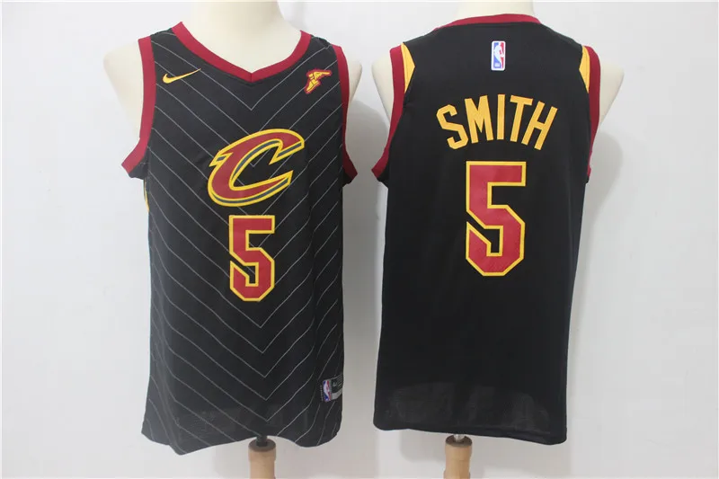 Армейский зеленый Кливленд Кевин любовь JR Smith Collin Sexton Леброн Джеймс баскетбольные майки для мужчин - Цвет: Армейский зеленый