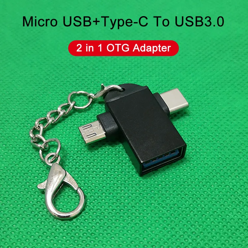 Новый адаптер 2 в 1 OTG Type-C к USB 3 0 для Xiaomi Samsung Huawei кабель | Мобильные телефоны и