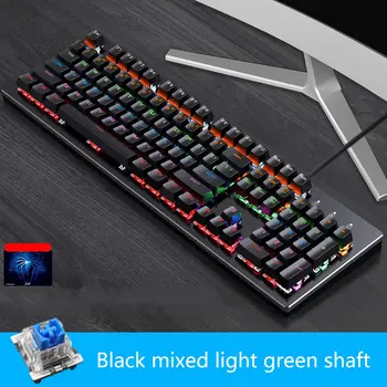 

K880 Gaming keyboard Gamer keyboard with backlight USB 104 Keys Linears RGB Wired Ergonomic keyboard For PC laptop