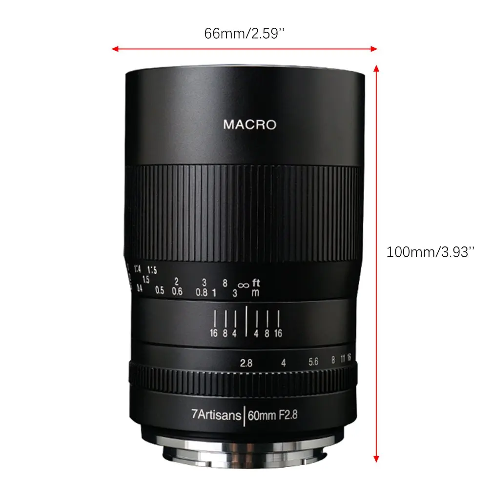 7 artisans 60mm f2. 8 1: 1 magnification macro
