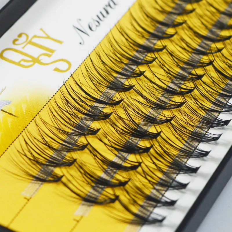 Beauty Girls False Eyelashes 0.07 C 20D Wave Individual Eyelash Extension Makeup Tools Black Thick Soft False Eyelashes 1Set