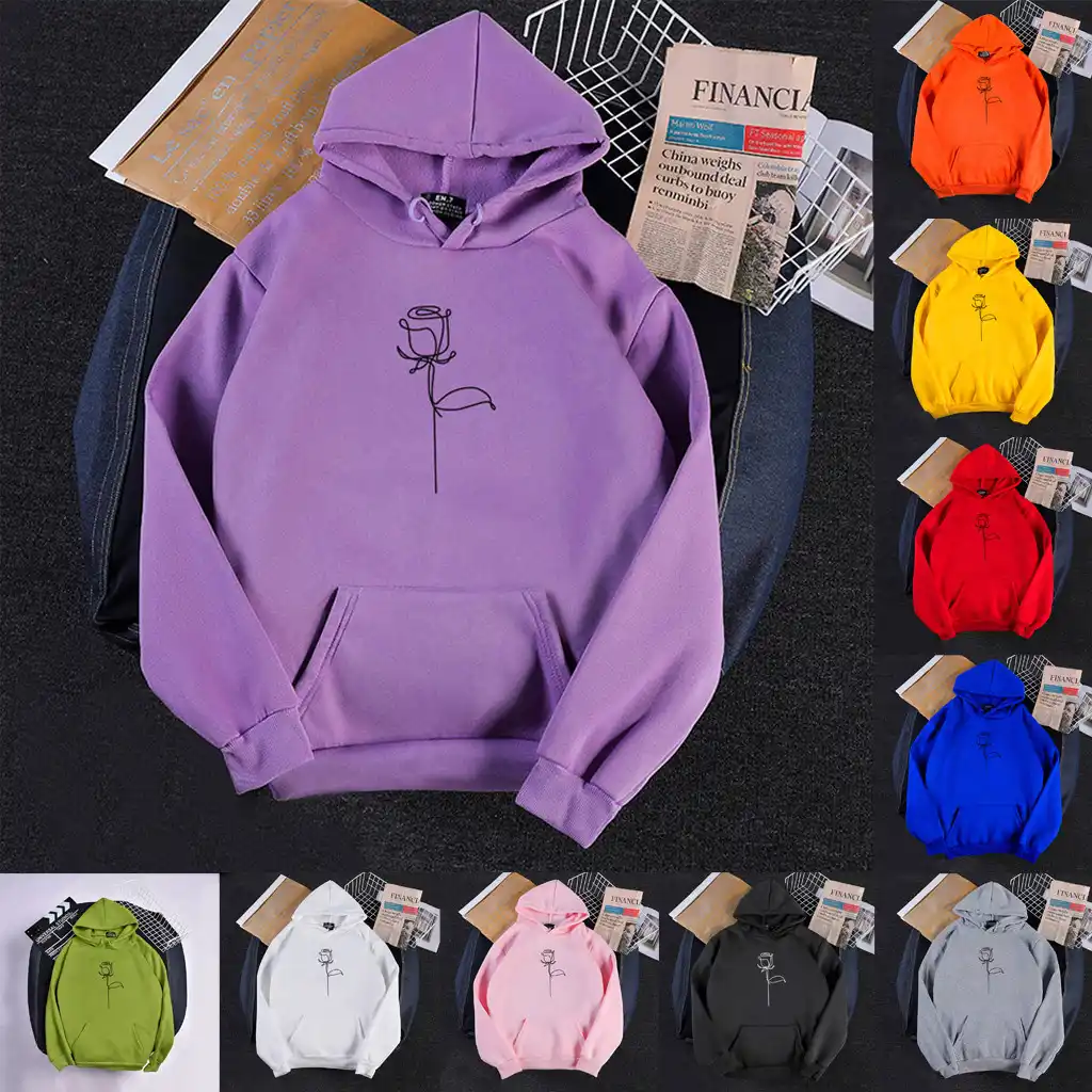 cute plus size pullover hoodies