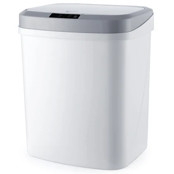 

Home Intelligent Automatic Induction Electric Rubbish Trash Can Smart Waste Bins Ashbin Kick Barrel Battery Version Trash Can