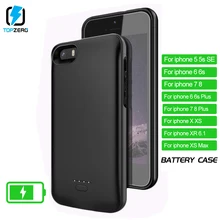 5500 мАч зарядное устройство чехол для iPhone 5 5S SE 6 6S 7 8 Plus силиконовый внешний аккумулятор чехол для iPhone X XS XR XS MAX чехол для аудио питания