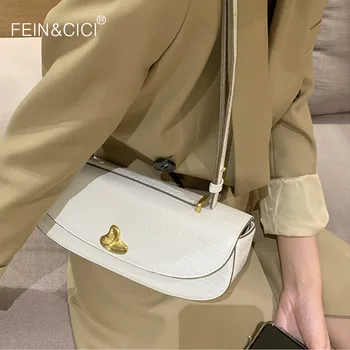 

Women vintage animal print alligator crocodile leather Underarm bag luxury summer shoulder bag designer 2020 new green black