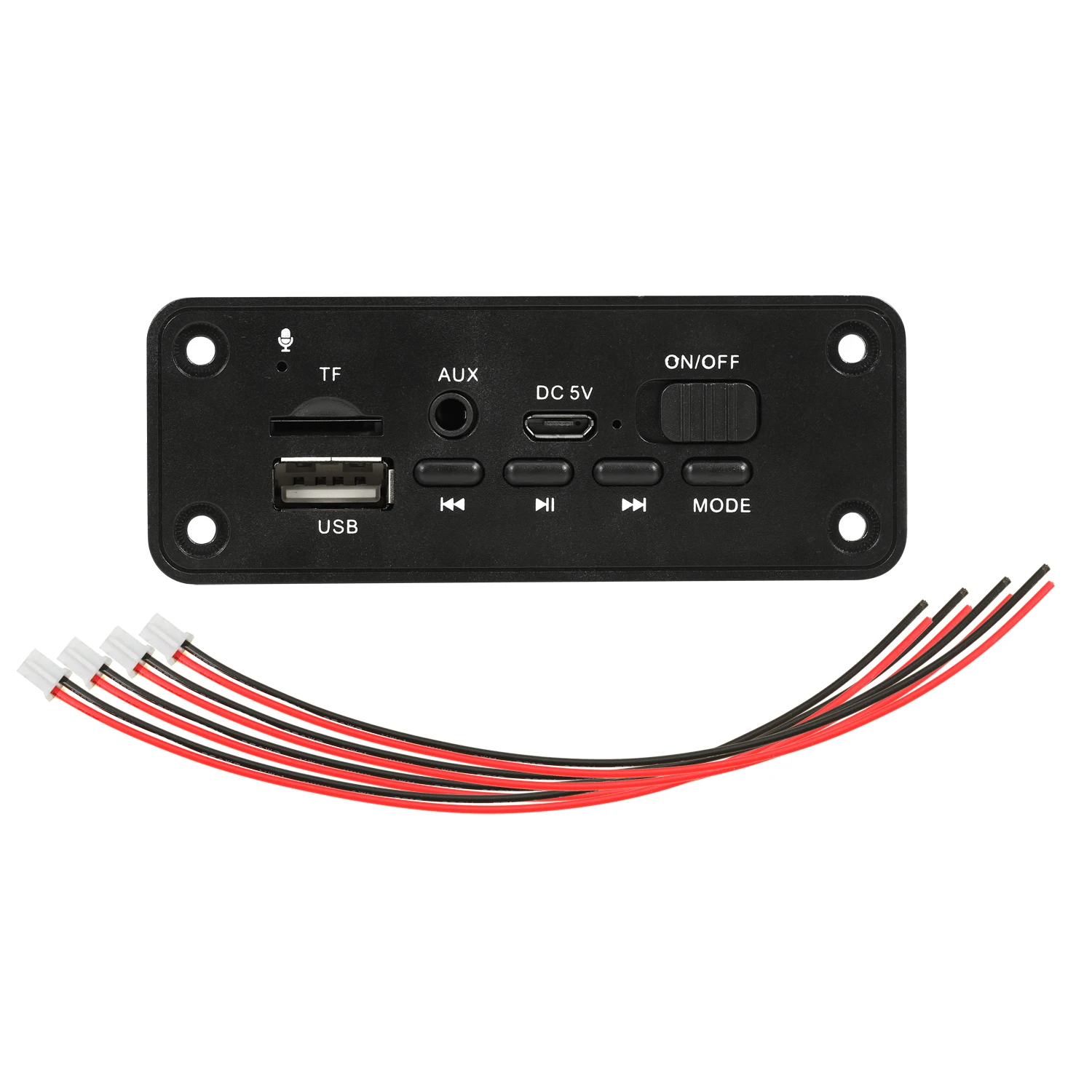 DC 5V  2*3W Amplifier Bluetooth 5.0 MP3 Player Decoder Board 5V Car FM Radio Module Support FM TF USB AUX Handsfree Call Record 