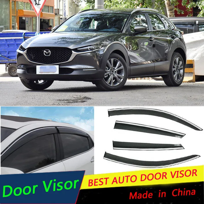 For Mazda Cx30 Car Window Visor Deflector Visor Shade Sun Guard