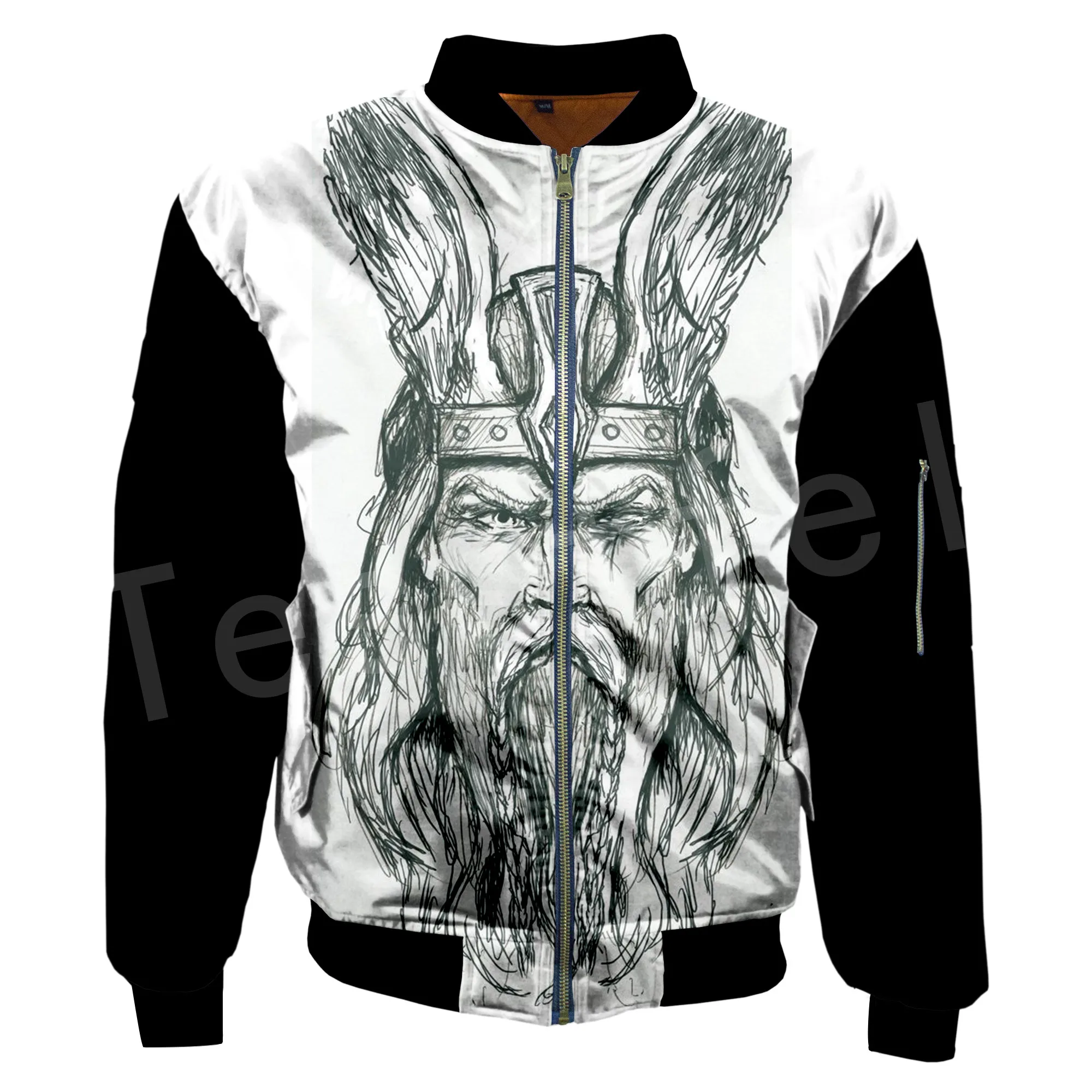 Tessffel Unisex татуировки викингов, спортивный костюм, новые модные повседневные Для мужчин/Для женщин 3dprint толстовки/Толстовка/куртка-бомбер s-8