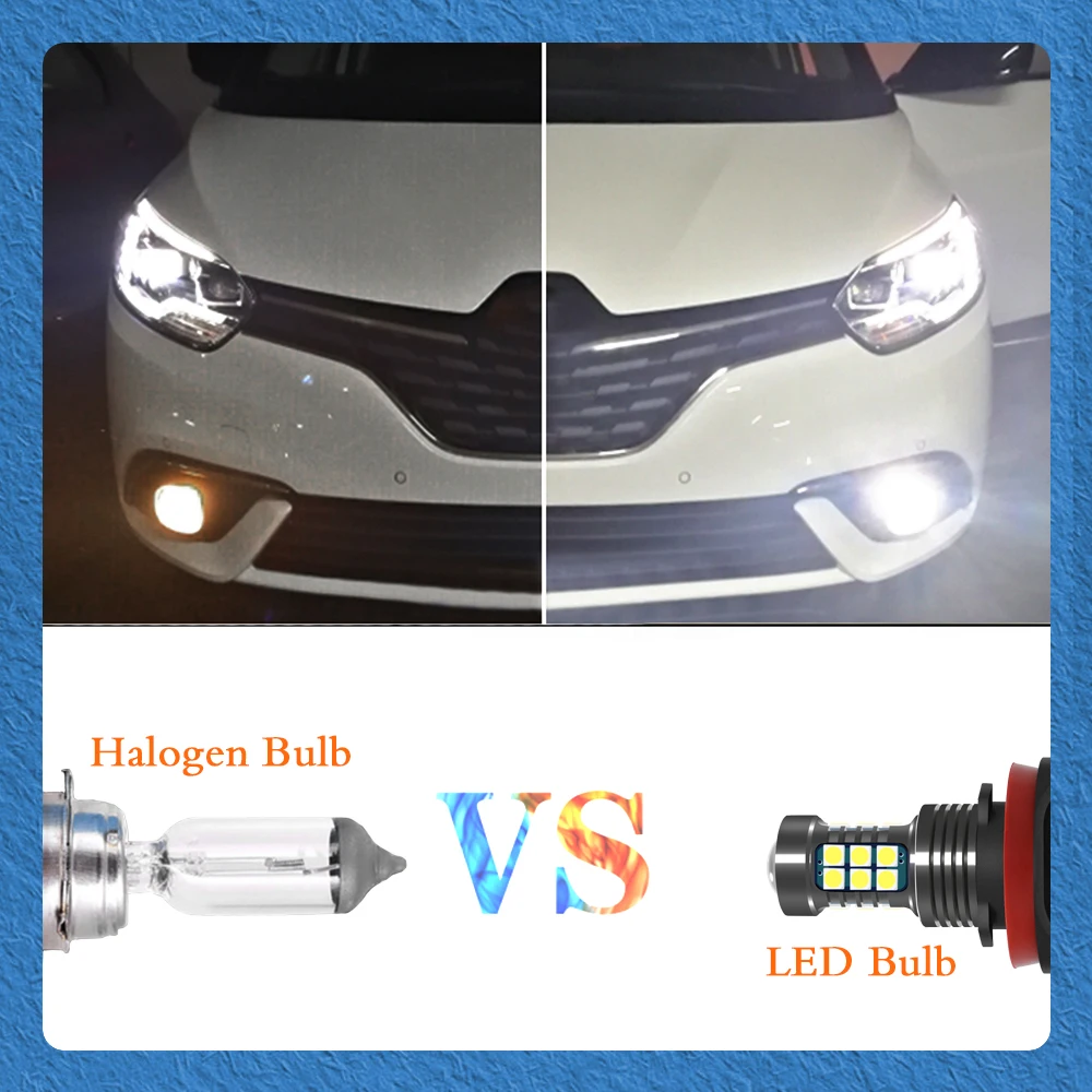 2X H8 H11 9006 HB4 светодиодный противотуманный светильник, лампа для hyundai Tuscani Matrix Azera Grand SanteFe VERACRUZ Veloster, автомобильная ходовая лампа