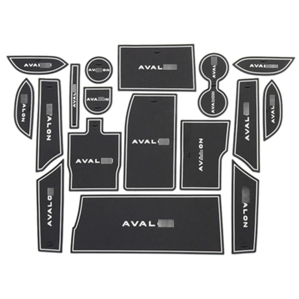 Слот-коврик для двери автомобиля Дверной Коврик противоскользящий подстаканник интерьер для Toyota Avalon аксессуары для автомобиля Стайлинг
