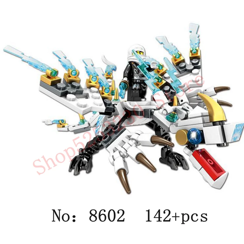 DIY115pcs Ninjaly Дракон Рыцарь Модель Строительные блоки Совместимость legoingly KAI JAY ZANE