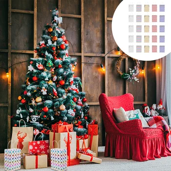 

25Pcs Christmas Gift Bag Tote Wrapping Pouch for Christmas Xmas