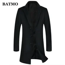 BATMO/Новое поступление, зимний высококачественный шерстяной длинный Тренч для мужчин, мужские шерстяные повседневные куртки, большие размеры M-8XL 8866
