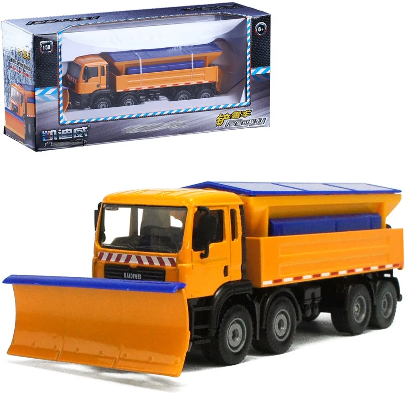 

Cadeve 1:50 Snow Clearer Alloy Engineering Vehicle Model Bulldozer Toy Model 625029 Gift Box