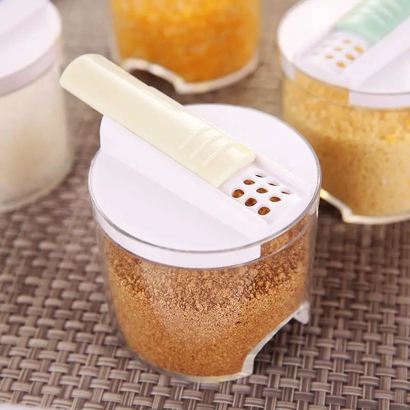5pcs Creative Transparent Stackable Seasoning Cans Kitchen Spice Rack Condiment Bottles Pepper Shakers Box 5pcs Creative Transparent Stackable Seasoning Cans Kitchen Spice Rack Condiment Bottles Pepper Shakers Box