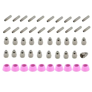 

50pcs/Set Plasma Cutting Machine 40 50 60Amp Electrode Tip SG-55 AG-60 Equipment