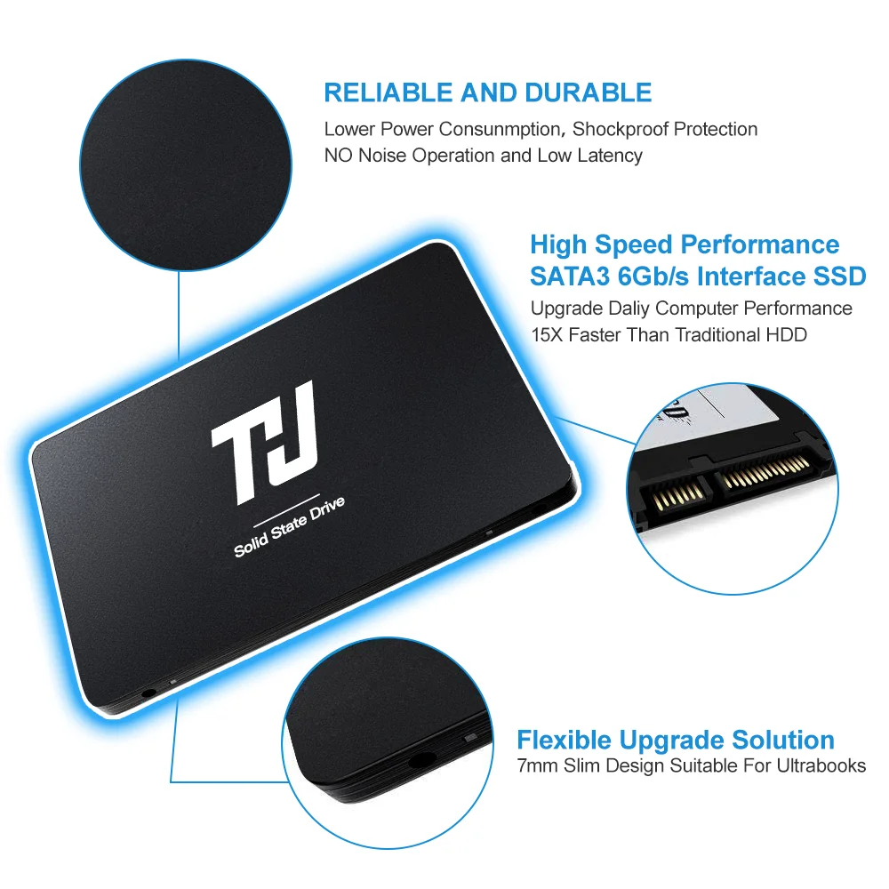 THU SATA3 SSD 120 ГБ 240 480 1 ТБ 2 5 &quotВнутренний жесткий диск для ноутбука настольного