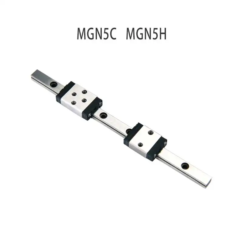 KGT 3D Printer MGN5C MGN5H L 34mm 44mm 50mm 100 miniature linear rail slide 1pcs MGN guide carriage | Обустройство дома