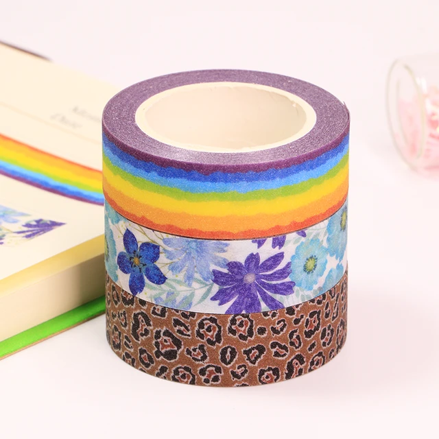 3 pcs/lot Color grid Washi Tape set Adhesive Tape DIY Scrapbooking Sticker  Label Japanese Masking