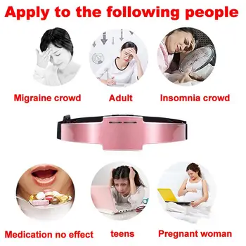 

Insomnia Instrument Sleep Head Massage Mask Migraine Headache Relief Anxiety Depression Treatment Hypnotic Physical