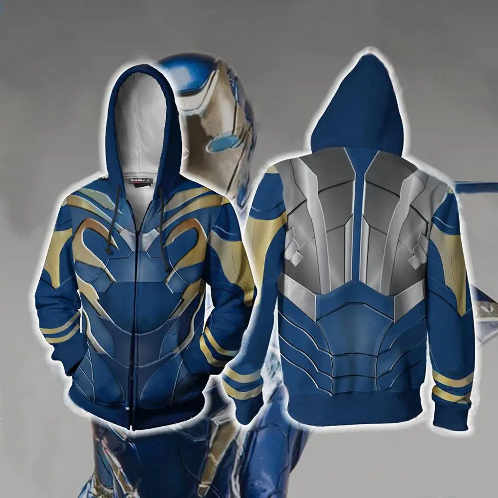 

3 Types Avengers Endgame Cosplay Superhero Iron Man Thor Zipper Hoodies Quantum Realm Costumes Sweatshirt Jacket Superhero Hoode