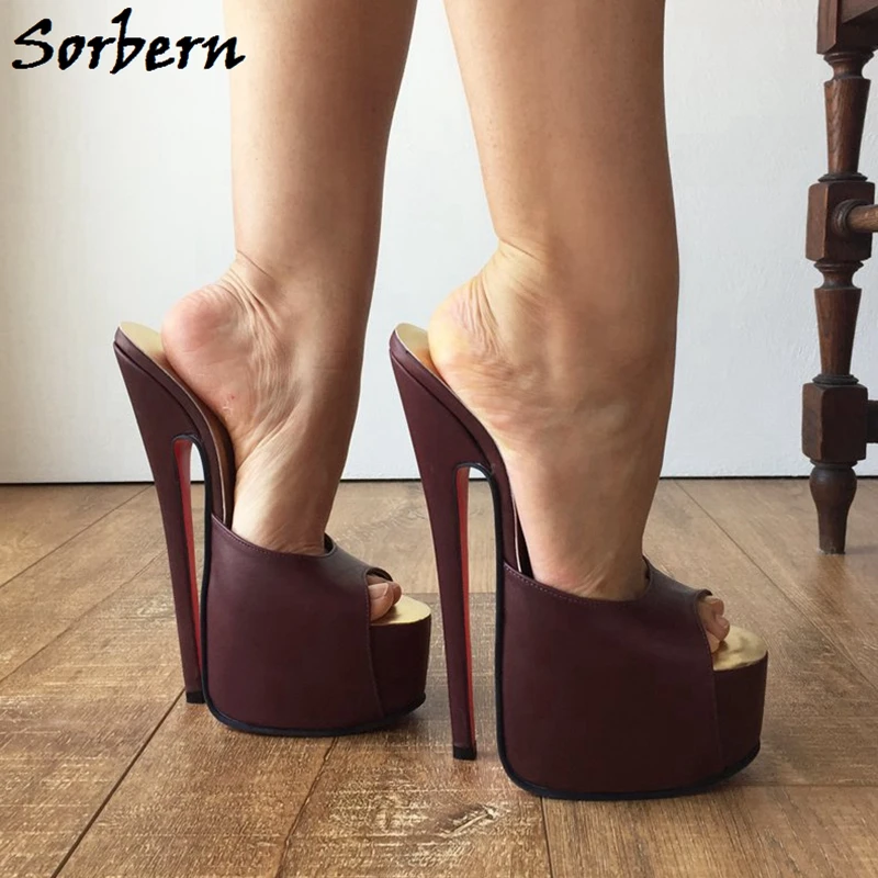 mule platform sandals