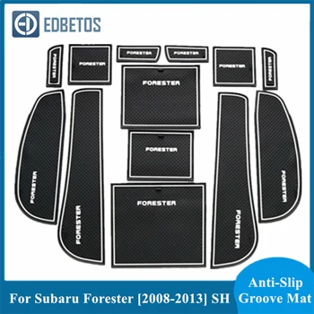 

Forester 2008 2009 2010 2011 2012 2013 SH Rubber Mat Non-slip Interior Cup Pad For Subaru Forester Car Door Groove Mat Forester