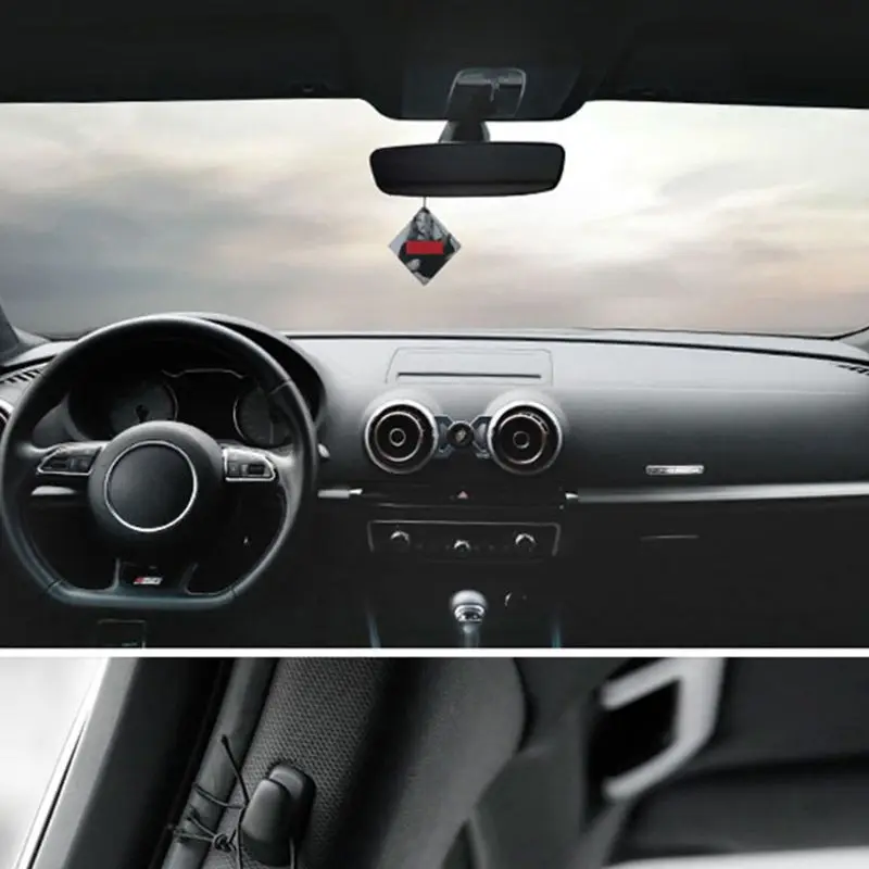 

Colorful Styling Hanging Car Solid Perfume Papers Car Interior Decoration Air Freshener Mirror Auto Car Ornaments