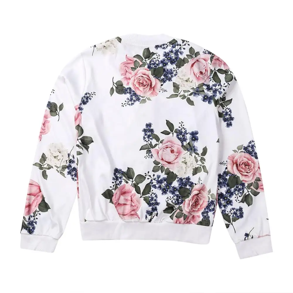 Куртка бомбер женская камуфляжная с цветочным принтом|floral print bomber jacket|printed jacketjacket