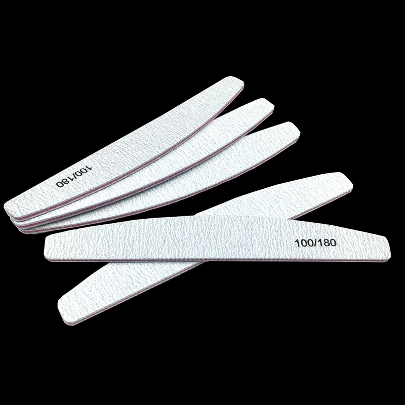 

50Pcs/lot Wholesale Nail File 100/180 Professional lime Sanding Buffer Block Pedicure Manicure Salon beauty UV Gel Tips Tool