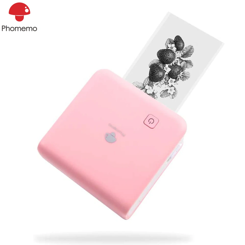 Phomemo Impresora térmica portátil M02 Pro, máquina de impresión  inalámbrica de 300dpi, Mini impresora de etiquetas de bolsillo, de mano,  para iphone|Impresoras| - AliExpress