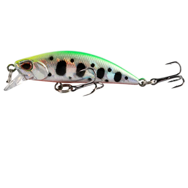 mini Sinking Minnow Wobblers Fishing Lures 5.5cm 5g Trout Artificial plastic Hard Bait Jerkbait Crankbait Bass Fishing Tackle 11