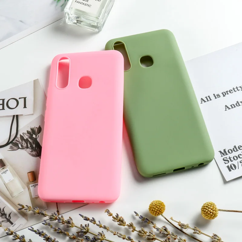 ДЛЯ Vivo X30 pro Y19 2019 Y17 Чехлы милые яркие цвета мягкий силиконовый чехол для телефона