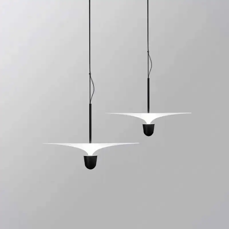 

Nordic minimalist model room living room simple personalized bar chandelier postmodern bedroom bedside flying bird lamp