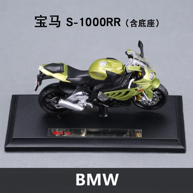 Maisto 1:18 BMW R1200GS Silvardo оригинальная Авторизованная модель мотоцикла из сплава - Цвет: S-1000RR