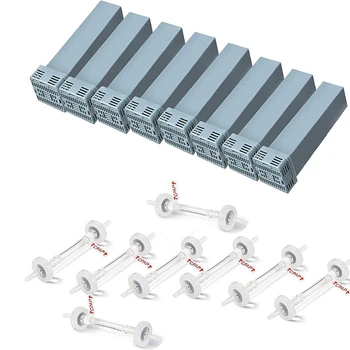 

Cartridge Carbon Filters Kit for SoClean 2, Universal Filters Replacement Includes 8 Cartridges and 8 Check Valves