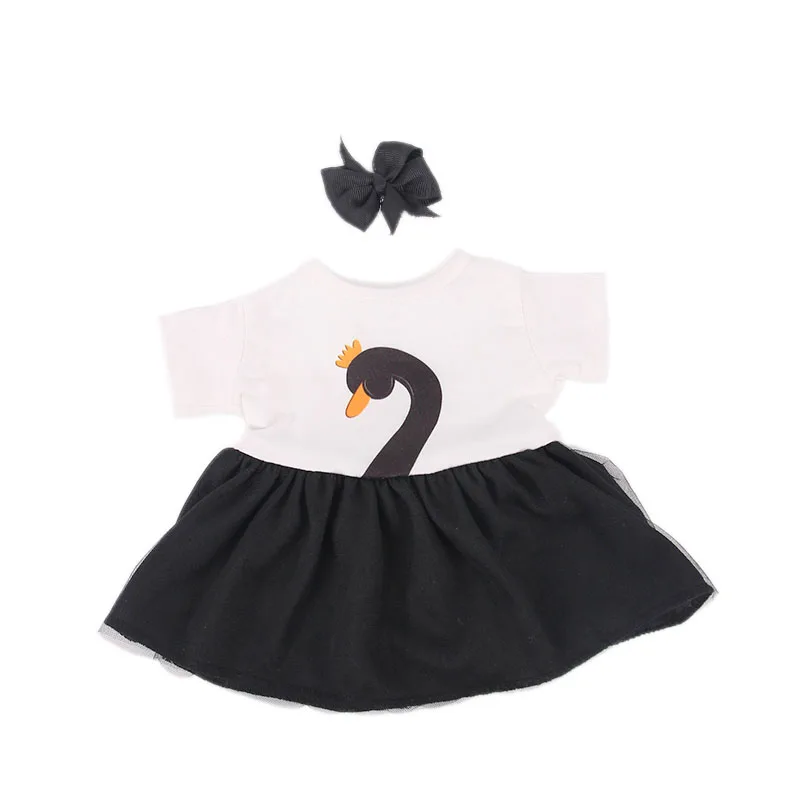 n1795 New Head Flower Even Dress Gauze Skirt Fit 18 Inch American 43cm Baby Doll Clothes Accessories Children's Best Christmas Gifts - Цвет: n1795