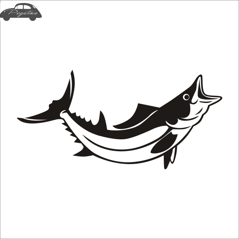 Pegatina Tuna Fish Thunnus Thynnus Car Decal Calamar Posters Boat Decals Decor Mural Wall Sticker Angling Hooks Shop Vinyl