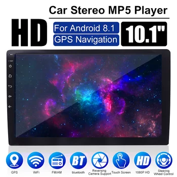 

10.1 Inch Android 8.1 Car Multimedia Player Car Stereo 2DIN bluetooth WIFI GPS Nav Quad Core Radio Video MP5 Player