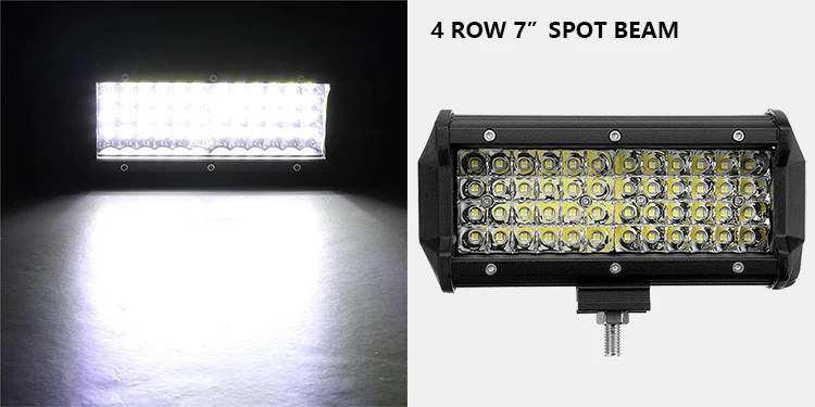 Tripcraft 7“ 7inch Led light bar worklight 36W 120W 144W Spot Flood for Driving Offroad Boat Car Tractor Truck 4x4 SUV 12V 24V