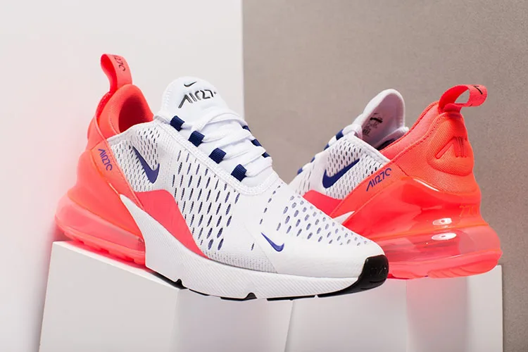 Женские кроссовки для бега NIKE AIR MAX 270, уличные кроссовки для фитнеса, удобные, дышащие, прочные, Нескользящие, для фитнеса AH6789