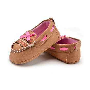

Fashion Casual Newborn Toddler Baby Girls Spring Autumn Shoes Butterfly-knot Slip-On Lovely Crib Shoes Outfit 0-18M