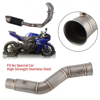 

Free Shipping Motorcycle Modification Exhaust Vent Middle Link Pipe for YAMAHA R1 2009--2014 Exhaust Middle Link Pipe